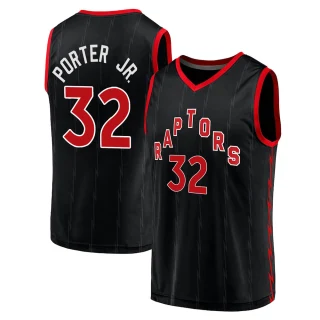 Men's Otto Porter Jr. Toronto Raptors Black Fast Break 2020/21 Jersey - Statement Edition
