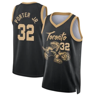Men's Otto Porter Jr. Toronto Raptors Black Swingman 2021/22 City Edition Jersey