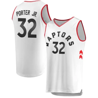 Men's Otto Porter Jr. Toronto Raptors White Fast Break Jersey - Association Edition