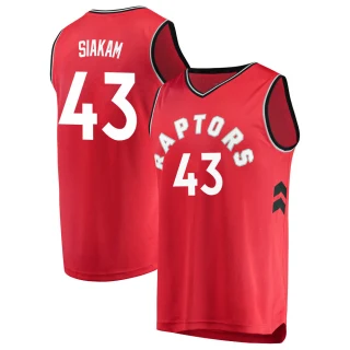 Men's Pascal Siakam Toronto Raptors Red Fast Break Jersey - Icon Edition
