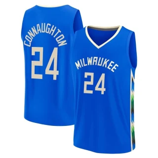 Men's Pat Connaughton Milwaukee Bucks Royal Fast Break 2022/23 City Edition Jersey