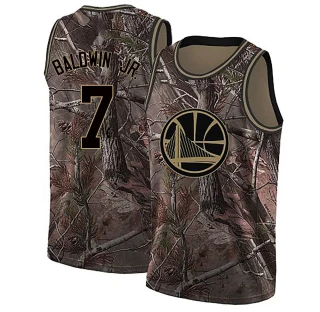 Men's Patrick Baldwin Jr. Golden State Warriors Gold Swingman Camo Realtree Collection Jersey