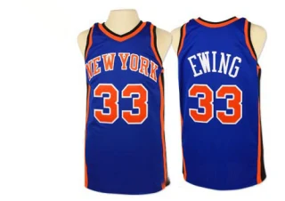 Men's Patrick Ewing New York Knicks Royal Blue Swingman Throwback Jersey