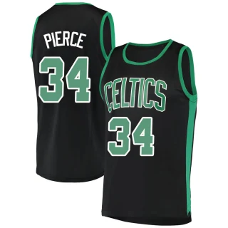 Men's Paul Pierce Boston Celtics Black Fast Break Jersey - Statement Edition