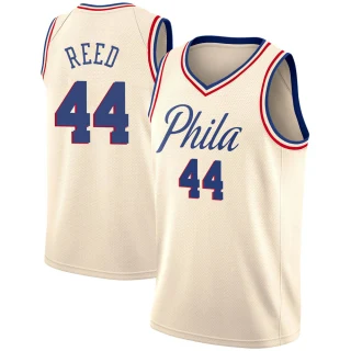 Men's Paul Reed Philadelphia 76ers Cream Swingman Jersey - City Edition