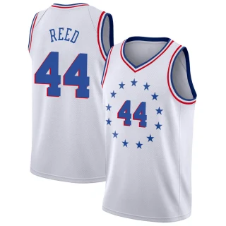 Men's Paul Reed Philadelphia 76ers White Swingman 2018/19 Jersey - Earned Edition