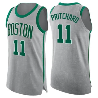 Men's Payton Pritchard Boston Celtics Gray Swingman Jersey - City Edition