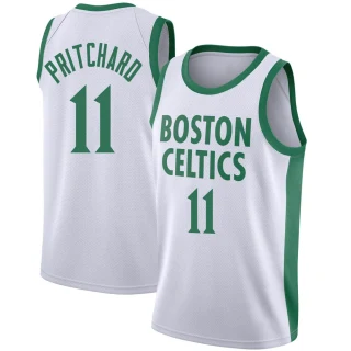 Men's Payton Pritchard Boston Celtics White Swingman 2020/21 Jersey - City Edition