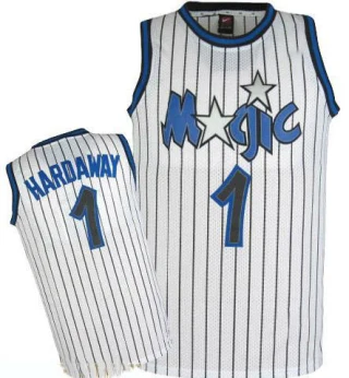 Men's Penny Hardaway Orlando Magic White Authentic Throwback Jersey