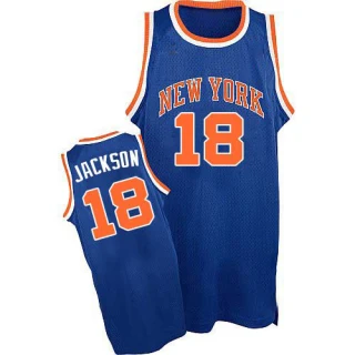 Men's Phil Jackson New York Knicks Royal Blue Authentic Throwback Jersey
