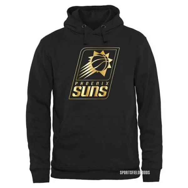 Men's Phoenix Suns Gold Collection Pullover Hoodie - Black