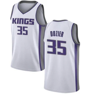 Men's PJ Dozier Sacramento Kings White Swingman Jersey - Association Edition