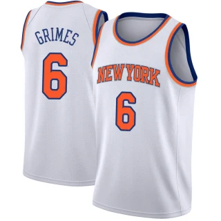 Men's Quentin Grimes New York Knicks White Swingman Jersey - Association Edition