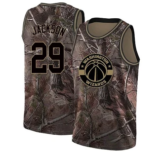Men's Quenton Jackson Washington Wizards Camo Swingman Realtree Collection Jersey