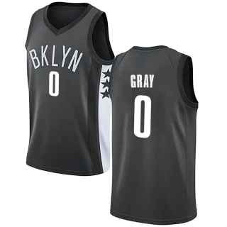 Men's RaiQuan Gray Brooklyn Nets Gray Swingman Jersey - Statement Edition