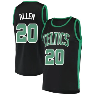 Men's Ray Allen Boston Celtics Black Fast Break Jersey - Statement Edition