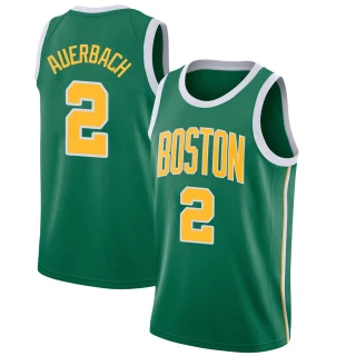 Men's Red Auerbach Boston Celtics Green Swingman 2018/19 Jersey - Earned Edition