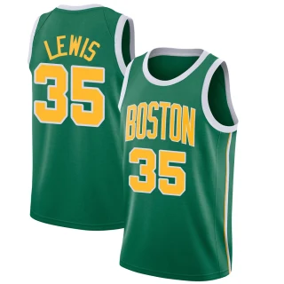 Men's Reggie Lewis Boston Celtics Green Swingman 2018/19 Jersey - Earned Edition