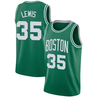 Men's Reggie Lewis Boston Celtics Green Swingman Jersey - Icon Edition