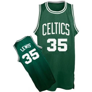 Men's Reggie Lewis Boston Celtics Green Swingman Throwback Jersey