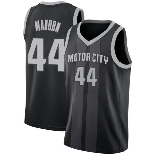 Men's Rick Mahorn Detroit Pistons Black Swingman 2018/19 Jersey - City Edition