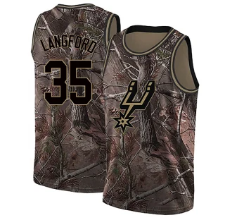 Men's Romeo Langford San Antonio Spurs Camo Swingman Realtree Collection Jersey