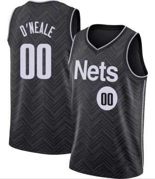 Men's Royce O'Neale Brooklyn Nets Black Swingman 2020/21 Jersey - Earned Edition