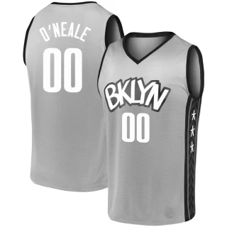 Men's Royce O'Neale Brooklyn Nets Gray Fast Break 2019/20 Jersey - Statement Edition