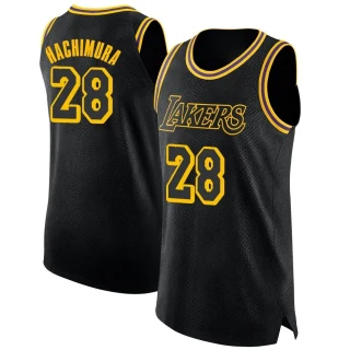 Men's Rui Hachimura Los Angeles Lakers Black Swingman Jersey - City Edition