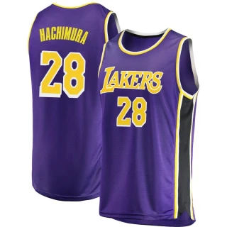 Men's Rui Hachimura Los Angeles Lakers Purple Swingman 2018/19 Jersey - Statement Edition