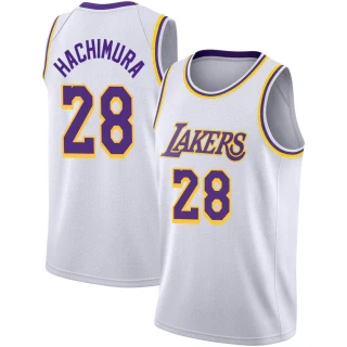 Men's Rui Hachimura Los Angeles Lakers White Swingman 2020/21 Jersey - Association Edition