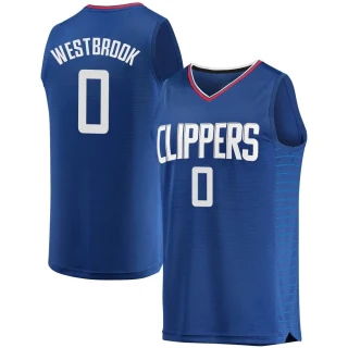 Men's Russell Westbrook Los Angeles Clippers Royal Fast Break Jersey - Icon Edition