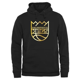 Men's Sacramento Kings Gold Collection Pullover Hoodie - Black