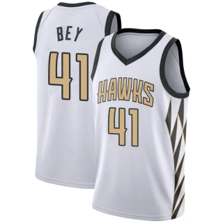 Men's Saddiq Bey Atlanta Hawks White Swingman 2018/19 Jersey - City Edition