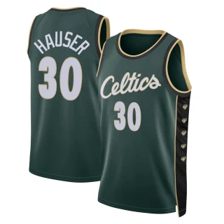 Men's Sam Hauser Boston Celtics Green Swingman 2022/23 City Edition Jersey