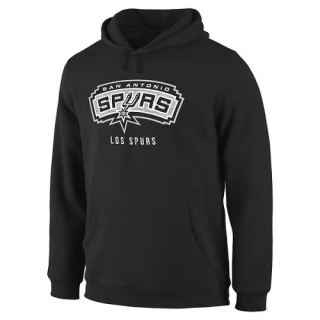 Men's San Antonio Spurs Black Noches Enebea Pullover Hoodie -
