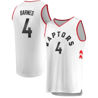 Men's Scottie Barnes Toronto Raptors White Fast Break Jersey - Association Edition