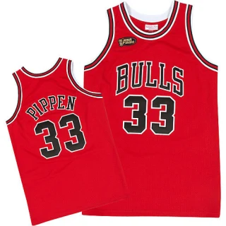 Men's Scottie Pippen Chicago Bulls Red Swingman Throwback Jersey