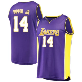 Men's Scotty Pippen Jr. Los Angeles Lakers Purple Fast Break Jersey - Statement Edition