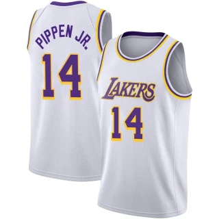 Men's Scotty Pippen Jr. Los Angeles Lakers White Swingman 2020/21 Jersey - Association Edition