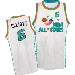 Men's Sean Elliott San Antonio Spurs White Authentic 1996 All Star Throwback Jersey
