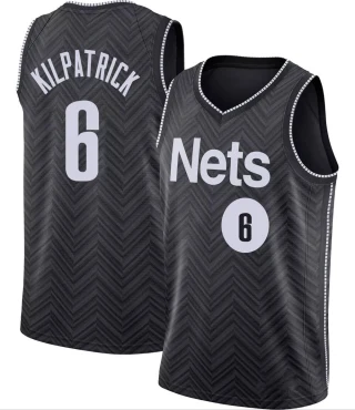 Men's Sean Kilpatrick Brooklyn Nets Black Swingman 2020/21 Jersey - Earned Edition