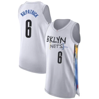 Men's Sean Kilpatrick Brooklyn Nets White Authentic 2022/23 City Edition Jersey