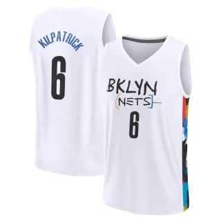 Men's Sean Kilpatrick Brooklyn Nets White Fast Break 2022/23 City Edition Jersey