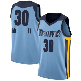 Men's Sean McDermott Memphis Grizzlies Light Blue Swingman Jersey - Statement Edition
