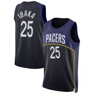 Men's Serge Ibaka Indiana Pacers Blue Swingman 2022/23 City Edition Jersey
