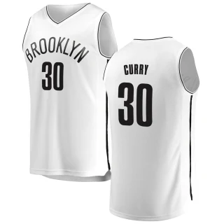 Men's Seth Curry Brooklyn Nets White Fast Break Jersey - Association Edition