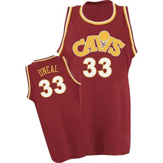 Men's Shaquille O'Neal Cleveland Cavaliers Orange Swingman CAVS Throwback Jersey
