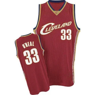 Men's Shaquille O'Neal Cleveland Cavaliers Red Swingman Throwback Jersey