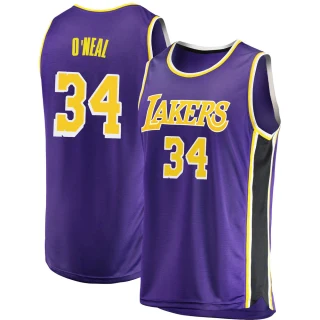 Men's Shaquille O'Neal Los Angeles Lakers Purple Swingman 2018/19 Jersey - Statement Edition